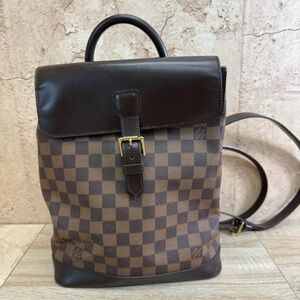 Louis Vuitton Damier Ebene Soho Backpack